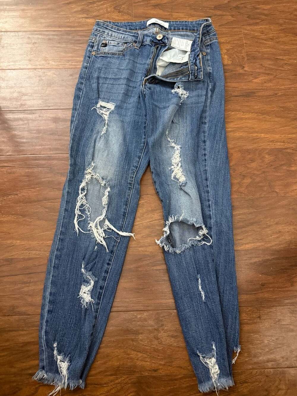 KanCan Women's Distressed Mid-Rise Skinny Jeans Size 9/28 KC5072M
